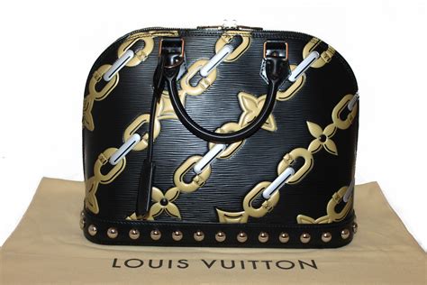 louis vuitton black electric epi leather alma pm bag|LOUIS VUITTON Electric Epi Alma PM Black .